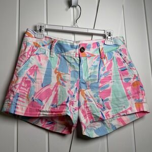 Lilly Pulitzer Women's Callahan Shorts Size‎ 2 Multicolor 100% Cotton